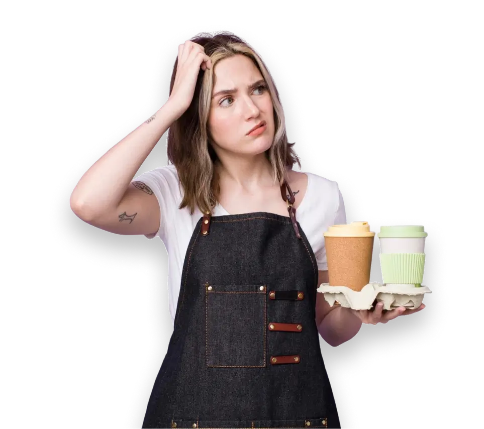 struggling business owner without using orderly to sell food items only and manage the business